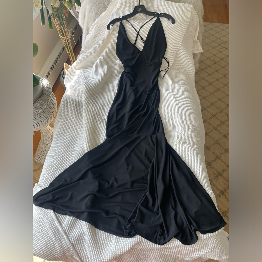 Elegant Black Evening Gown